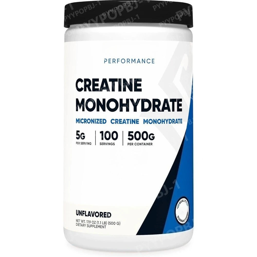 Creatina Monohidrato en Polvo Micronizado 500G 5000mg por Porción 5g 100 Porciones 17.9 Oz