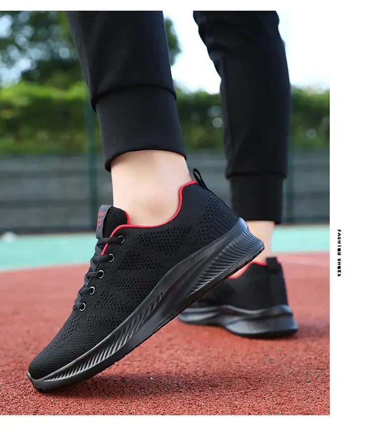 TENIS deporte para hombre, deportivos para correr, malla, ligeros, para exteriores, Fitness