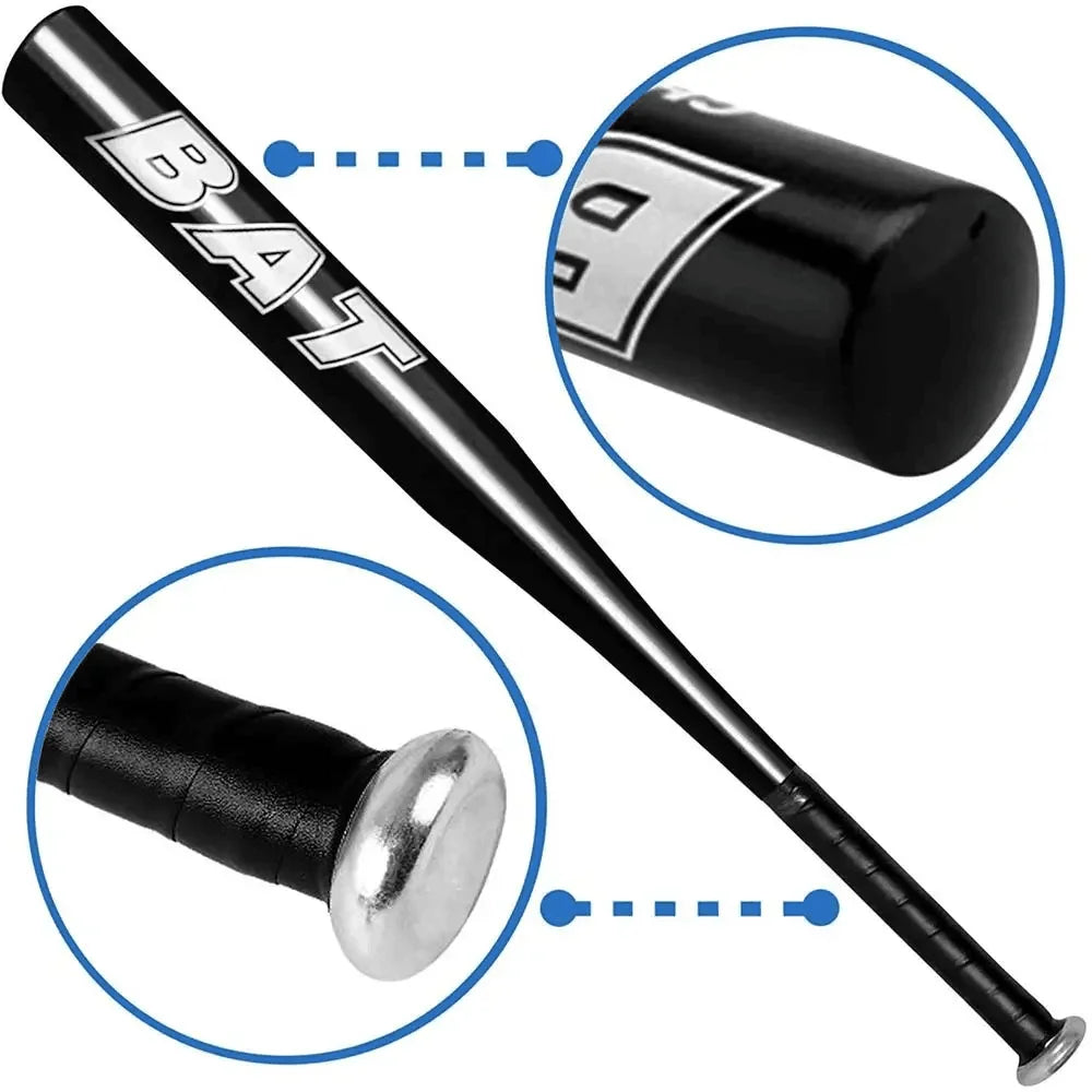 Bate de béisbol gruesa de aleación de aluminio, 20 pulgadas, cinco colores, deportes al aire libre, persona en casa, autodefensa