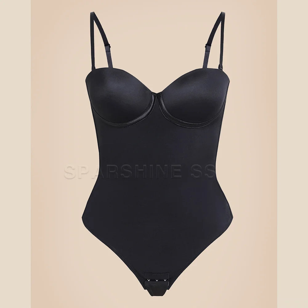 Fajas para mujer, Body moldeador con sujetador Stage2-3, cintura adelgazante, Sexy, sin costuras, de una pieza, moldeador de cuerpo, recortador, correa de modelado en la espalda