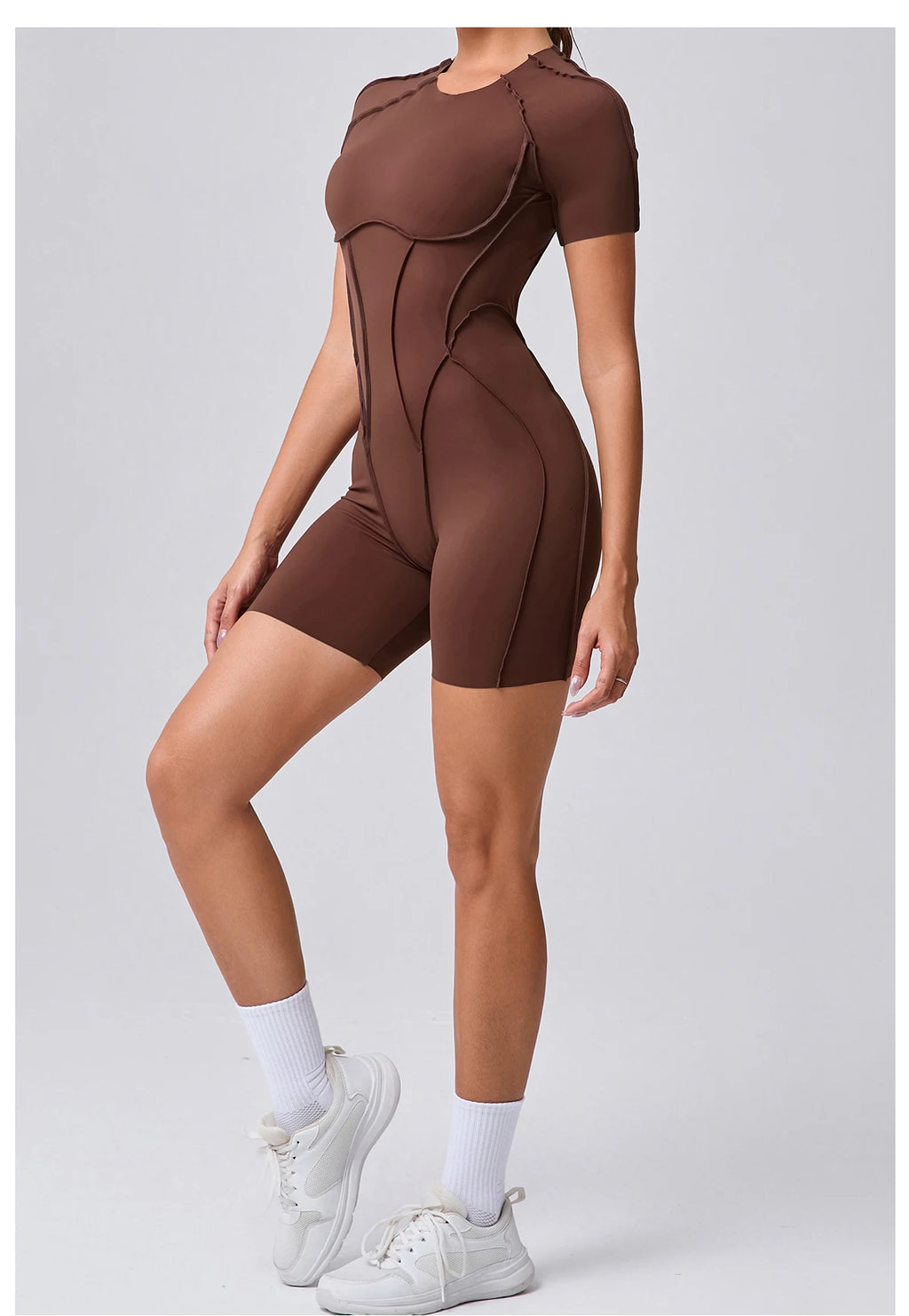 Mono corto, ropa de gimnasio para mujer, ropa deportiva