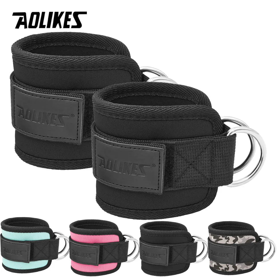 AOLIKES-Puños acolchados ajustables para muñeca y tobillo,
