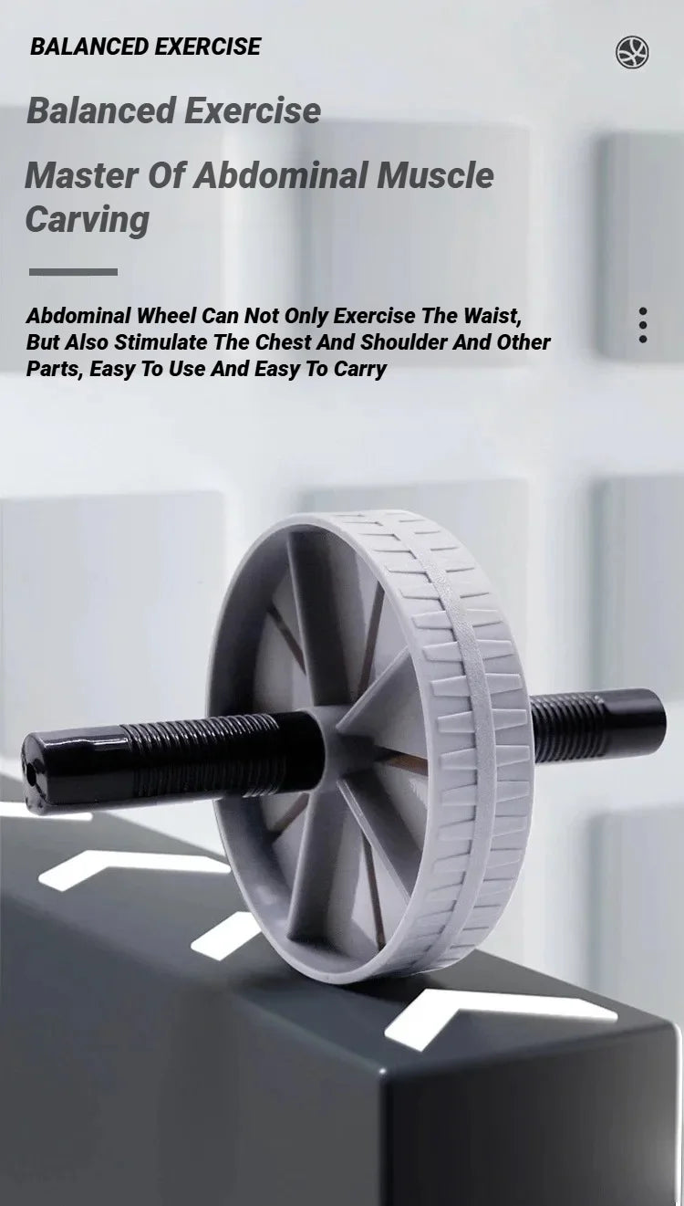 Rueda Abdominal, rodamiento de carga fuerte, rodillo antideslizante, equipo de ejercicio muscular, entrenamiento físico, uso doméstico silencioso
