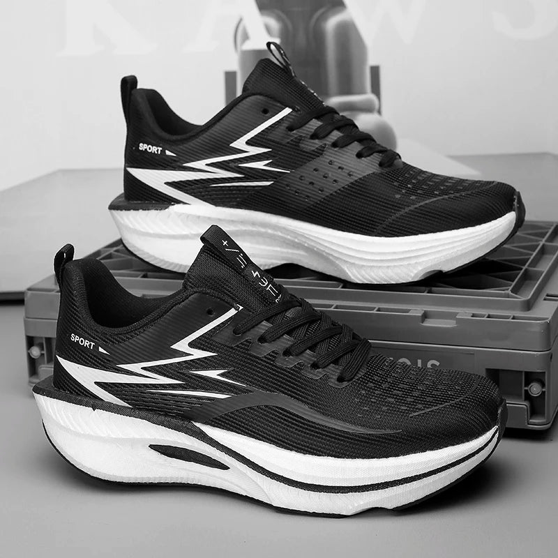 TENIS Deportivos Hombre y Mujer (elegir color)de Talla Grande, Transpirables y Ligeras con Placa de Carbono,