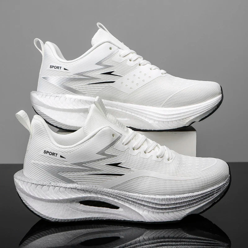 TENIS Deportivos Hombre y Mujer (elegir color)de Talla Grande, Transpirables y Ligeras con Placa de Carbono,