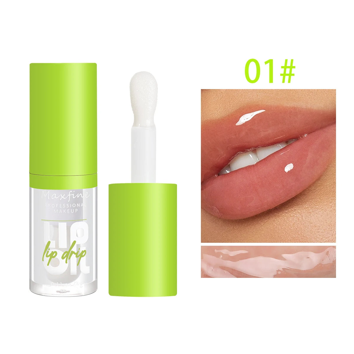Brillo de labios hidratante de 6 tonos, aceite luminoso, líquido transparente brillo de labios hidratante, potenciador de labios natural, hacer labios