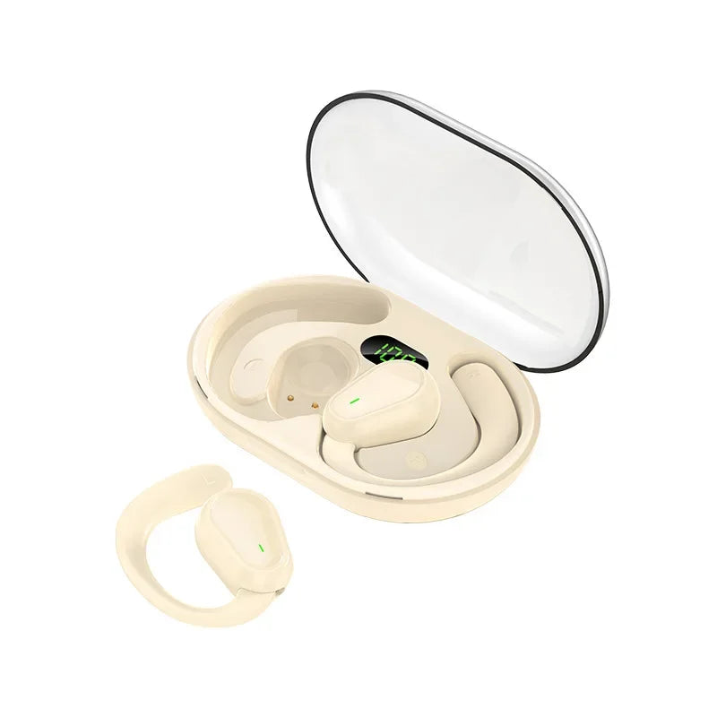 Auriculares Bluetooth 5,3, auriculares inalámbricos con gancho para la oreja, auriculares estéreo HiFi resistentes al agua, auriculares con reducción de ruido para Xiaomi
