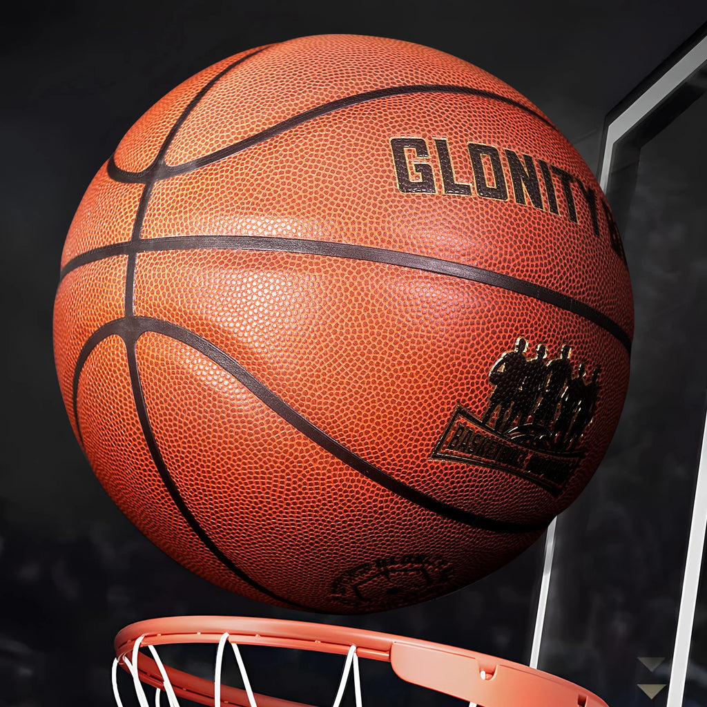 Pelotas BASQUET baloncesto de entrenamiento de competición de cuero resistente al desgaste, talla oficial 5 6 7