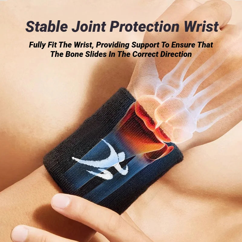 Pulseras deportivas de moda para hombres y mujeres, para correr, baloncesto, Fitness, tenis, toallas de bádminton, transpirables, absorbentes del sudor