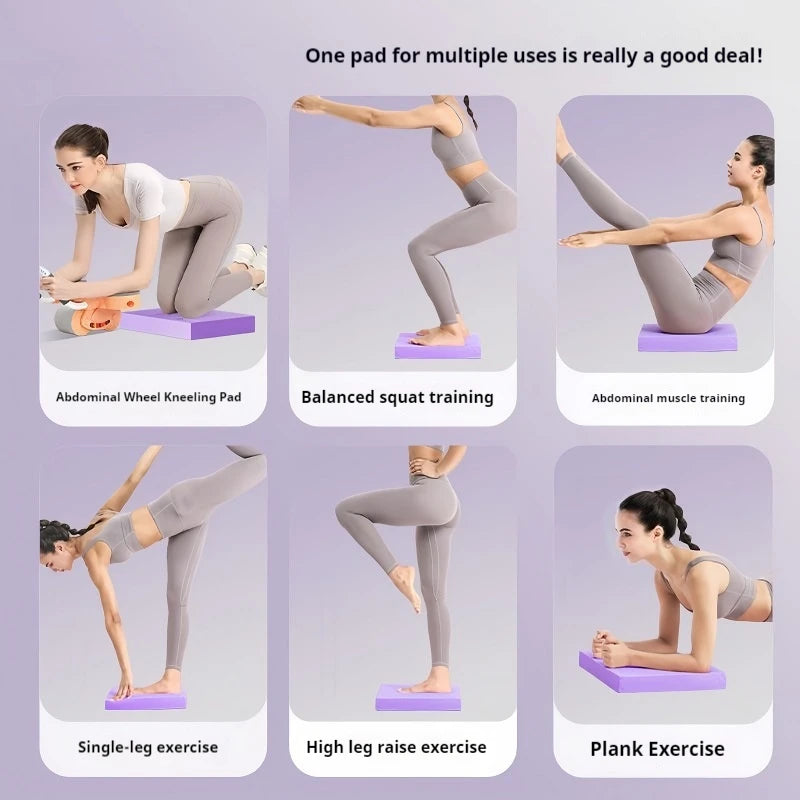 Estera de Yoga gruesa para entrenamiento en casa, estera de gimnasia equilibrada,