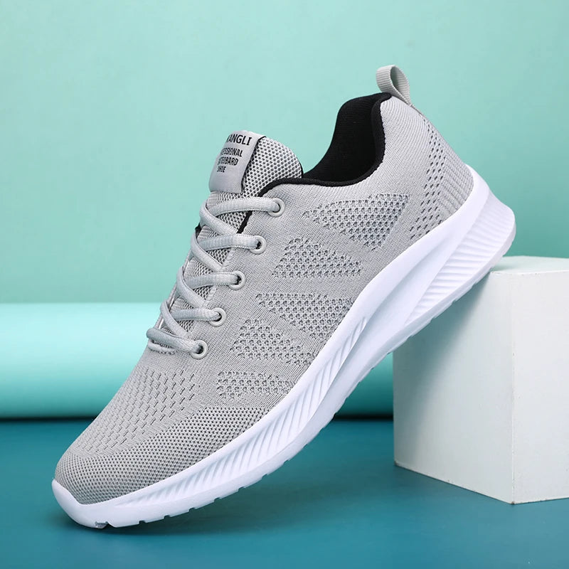 TENIS deporte para hombre, deportivos para correr, malla, ligeros, para exteriores, Fitness