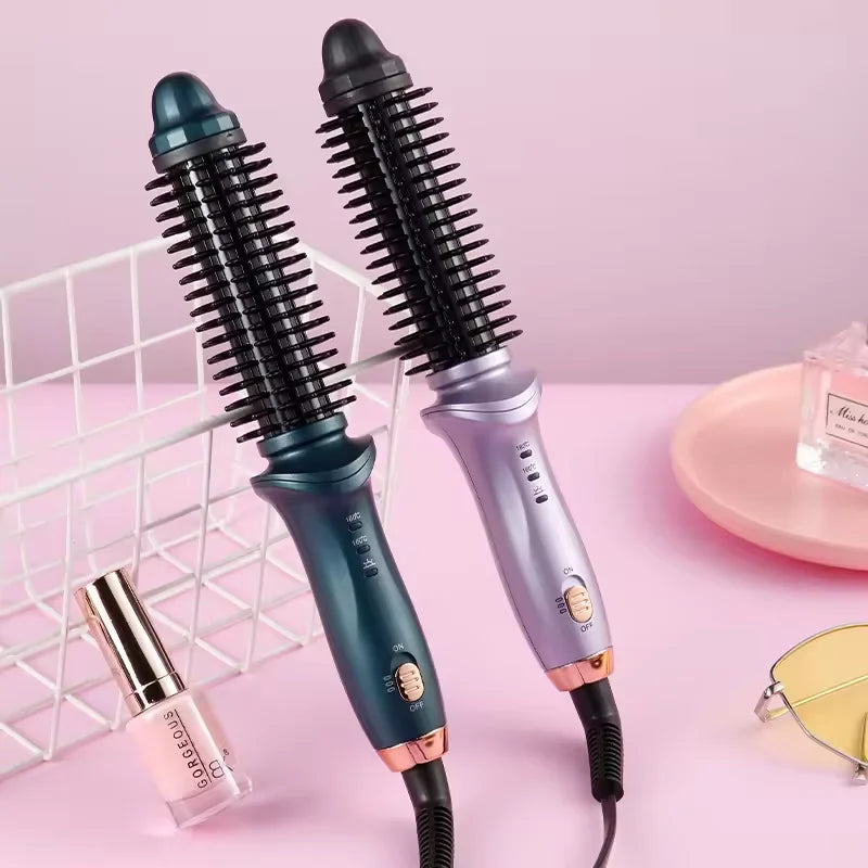 Rizador de pelo de alta calidad, calefacción eléctrica PTC, rizador de pelo portátil, peine rizador de pelo automático giratorio