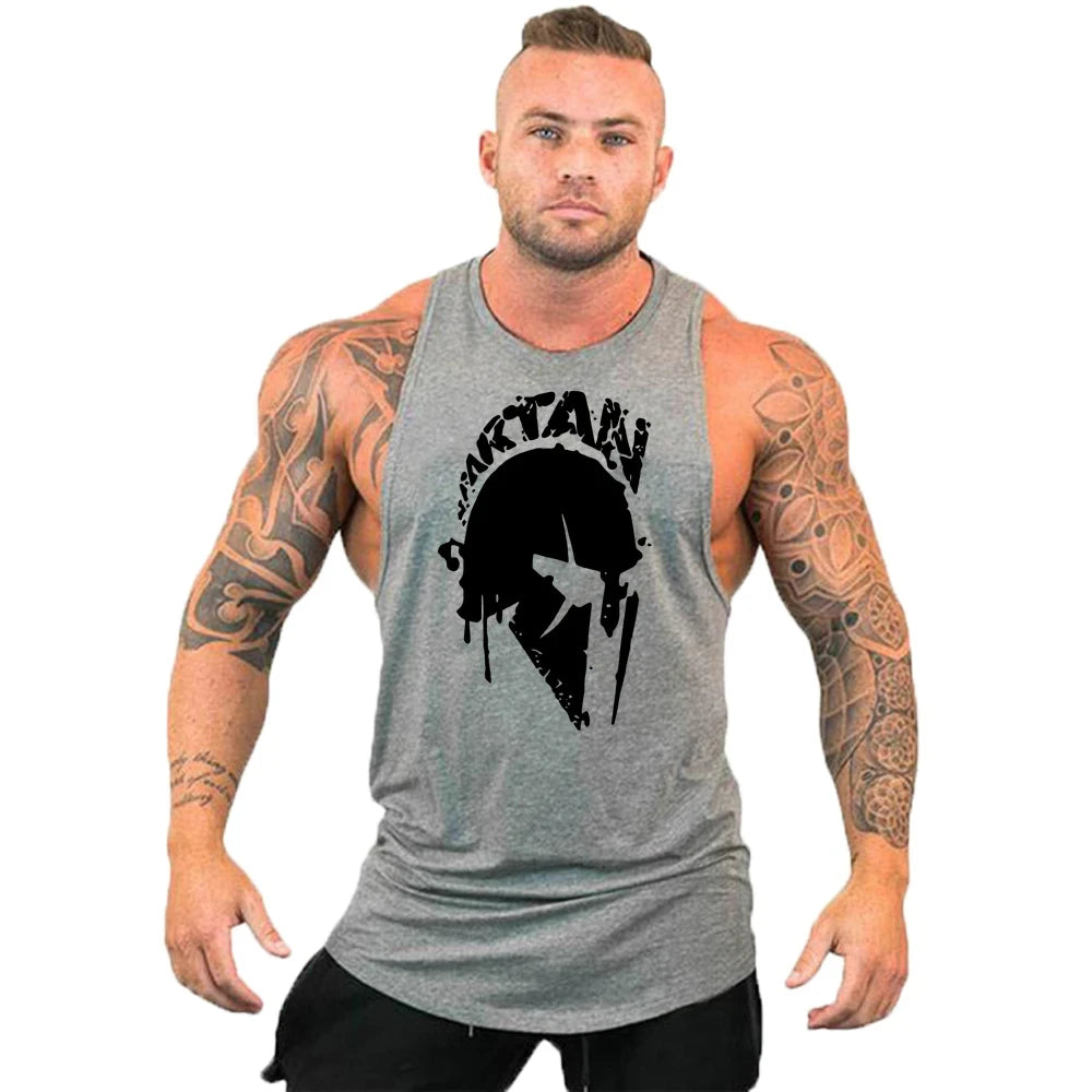 Ropa de gimnasio para hombre, camiseta interior sin mangas, sudadera de marca, chaleco de entrenamiento, ropa deportiva
