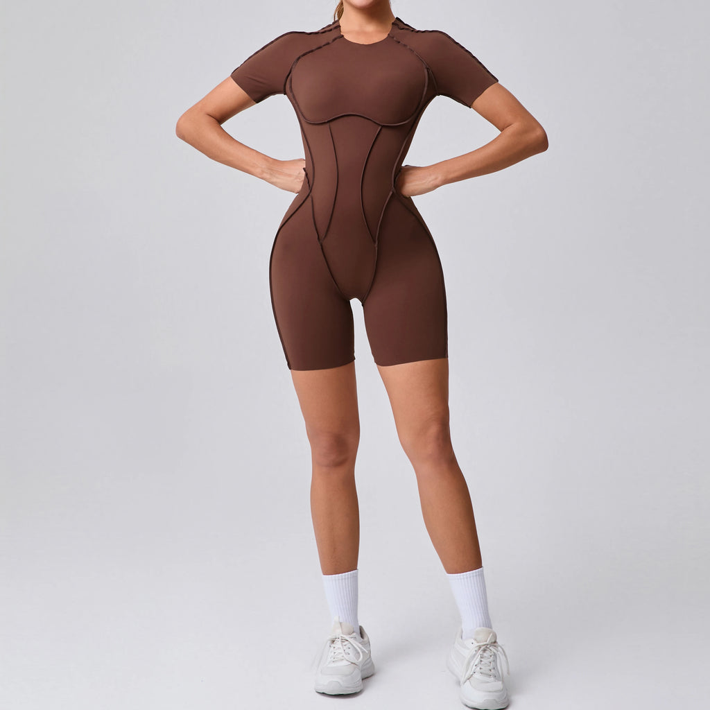 Mono corto, ropa de gimnasio para mujer, ropa deportiva