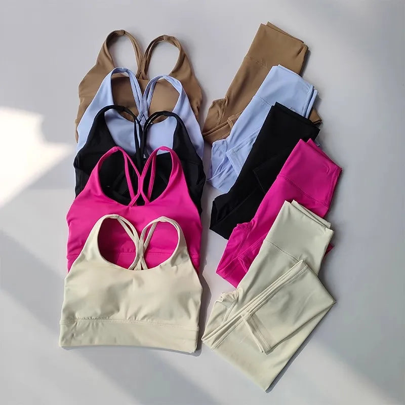 Conjunto de Yoga transpirable para mujer GYM