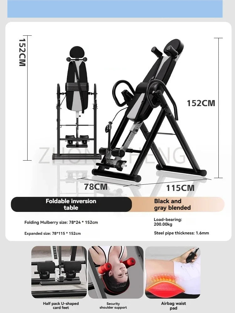 Nuevo Equipo de ejercicios invertido para estiramiento en casa, máquina de estiramiento invertido, taburete invertido, asistencia