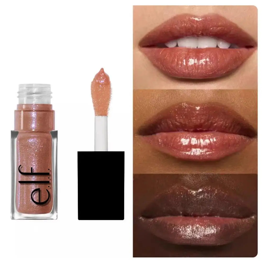 e.l.f. original Aceite Labial Glow Reviver, Superbrillante, Hidratante, Humectante, No Pegajoso, de Alto Brillo, Nutritivo, con Aceite de Almendras