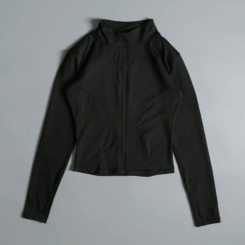 Gimnasio Fitness Zip up Entrenamiento Correr Entrenamiento