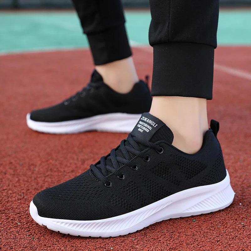 TENIS deporte para hombre, deportivos para correr, malla, ligeros, para exteriores, Fitness