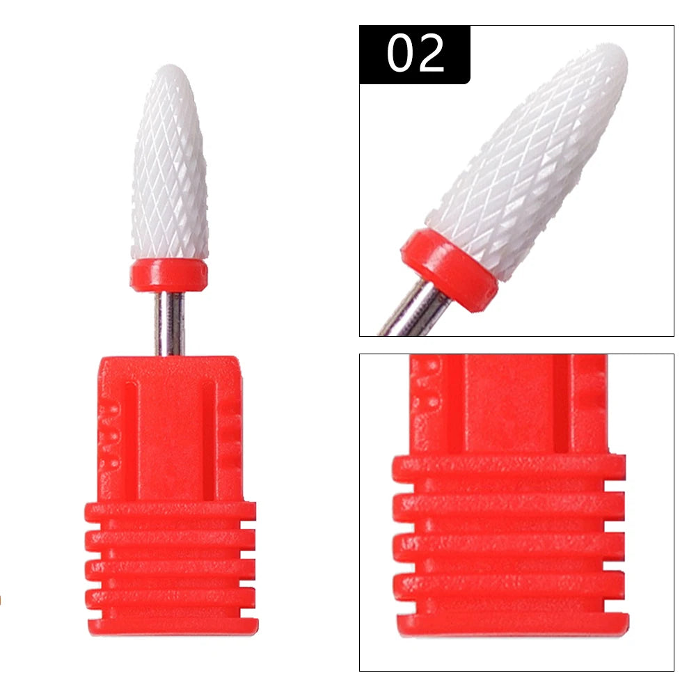LULAA-taladro eléctrico para uñas, equipo de pulido de pedicura, molino para manicura, herramienta profesional de pulido de uñas fuerte