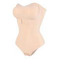 Faja moldeadora de cuerpo con correa extraíble para mujer, S-4XL Sexy, sujetador acolchado con cierre frontal, Body Hipster, ropa moldeadora con Control de barriga, Tanga