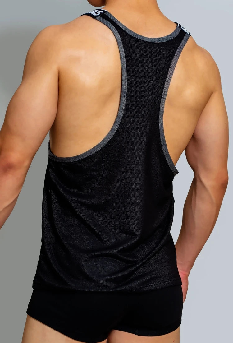 Playera sin mangas para Hombre, Fitness gym