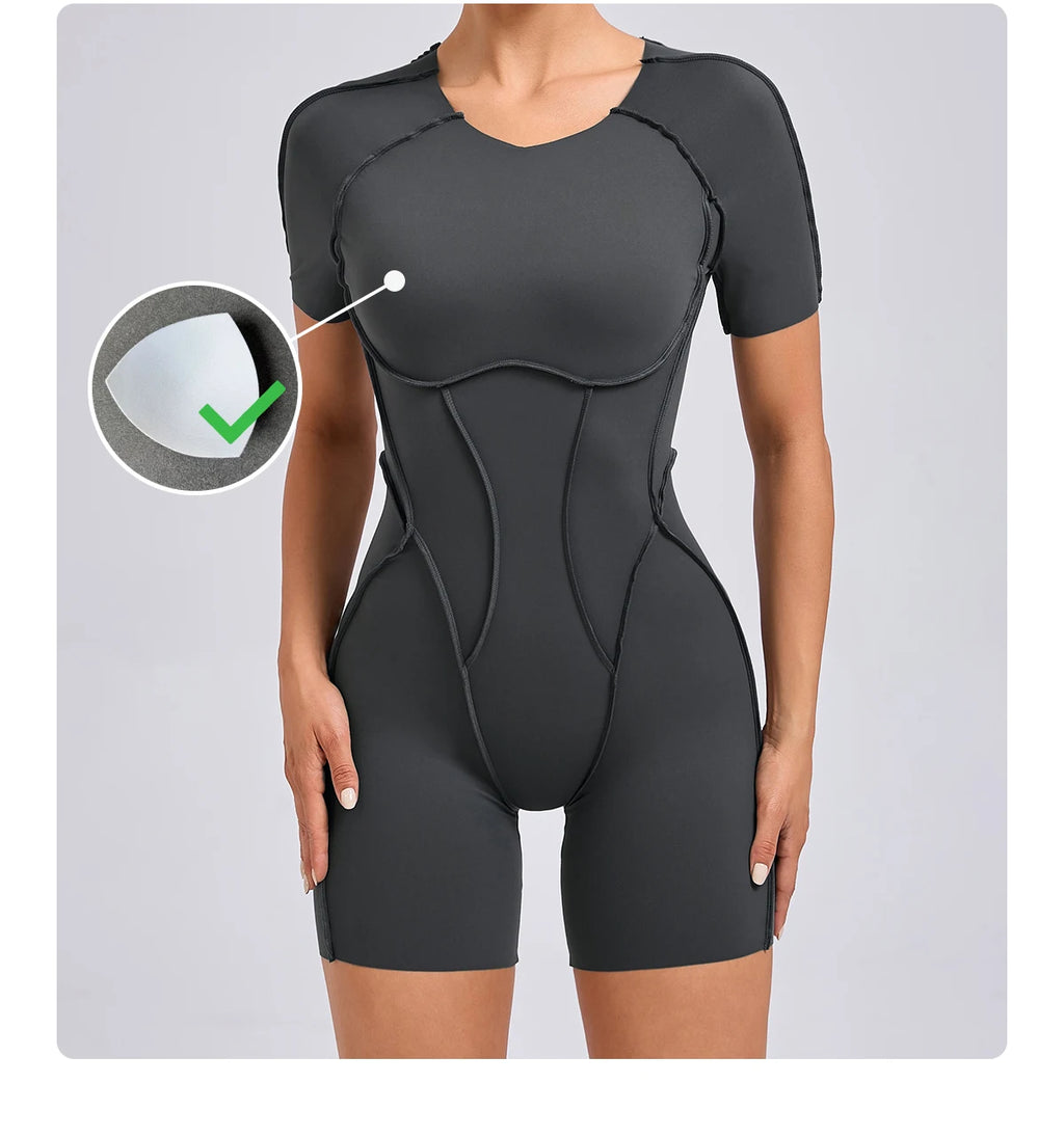Mono corto, ropa de gimnasio para mujer, ropa deportiva