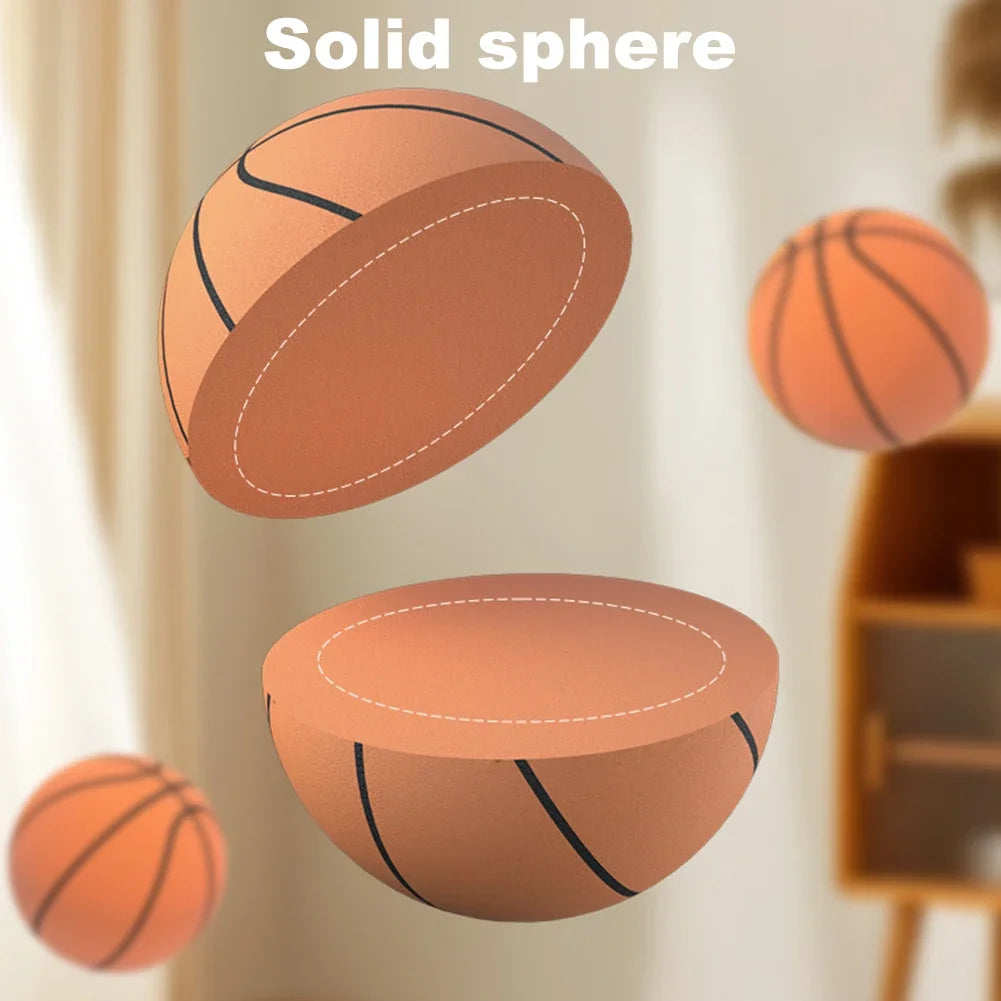 18/21/24CM esponja silenciosa baloncesto rebote pelota silenciosa baloncesto juego deportivo regalo de cumpleaños para niños baloncesto interior