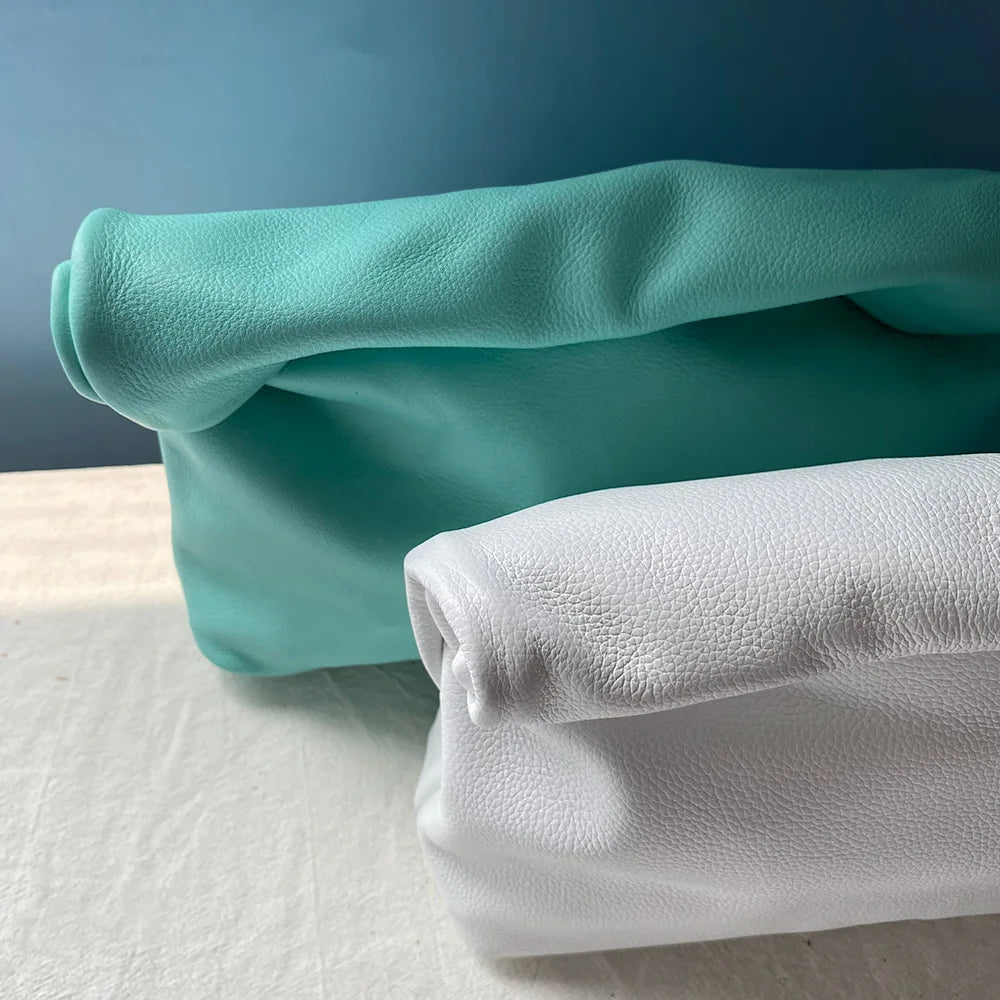 Bolsos de diseño de cuero genuino nuevo bolso de mano bolsillo para teléfono de noche de alta calidad para mujer