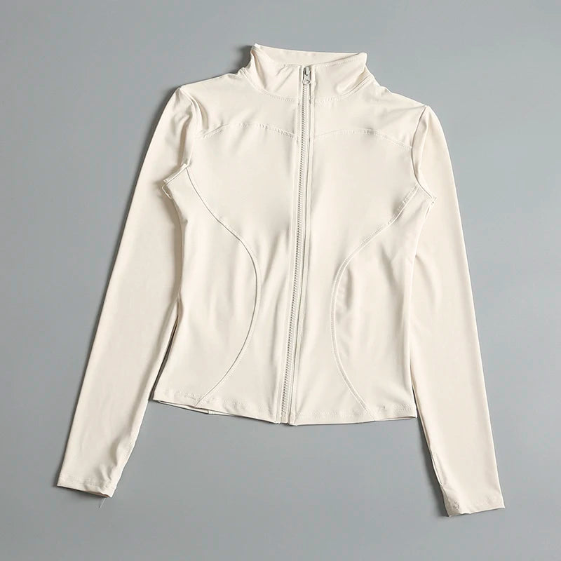 Gimnasio Fitness Zip up Entrenamiento Correr Entrenamiento