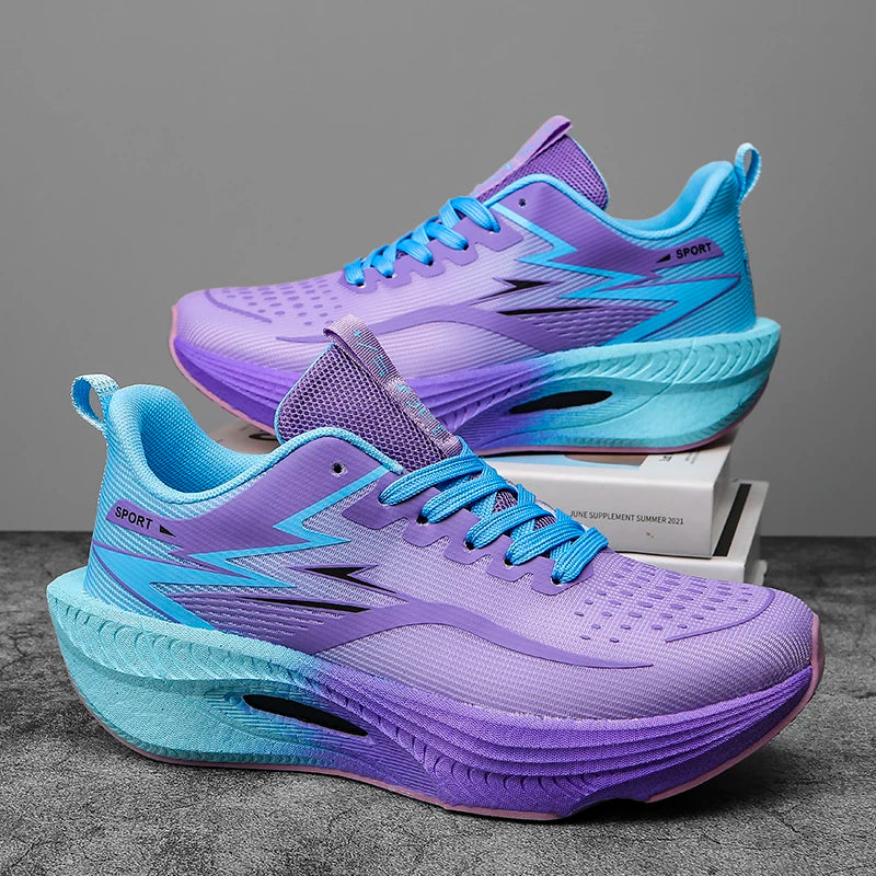 TENIS Deportivos Hombre y Mujer (elegir color)de Talla Grande, Transpirables y Ligeras con Placa de Carbono,