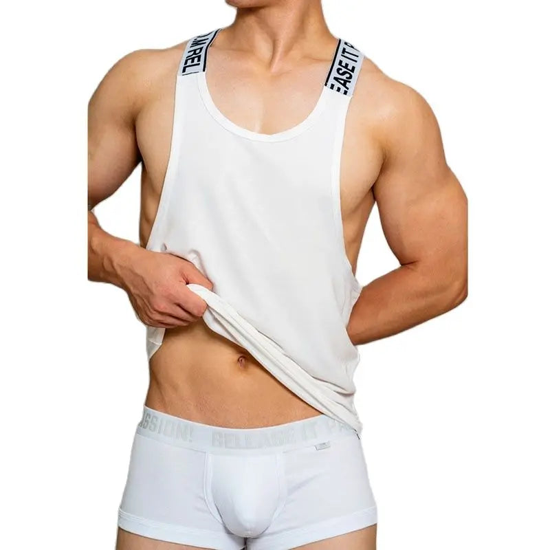 Playera sin mangas para Hombre, Fitness gym