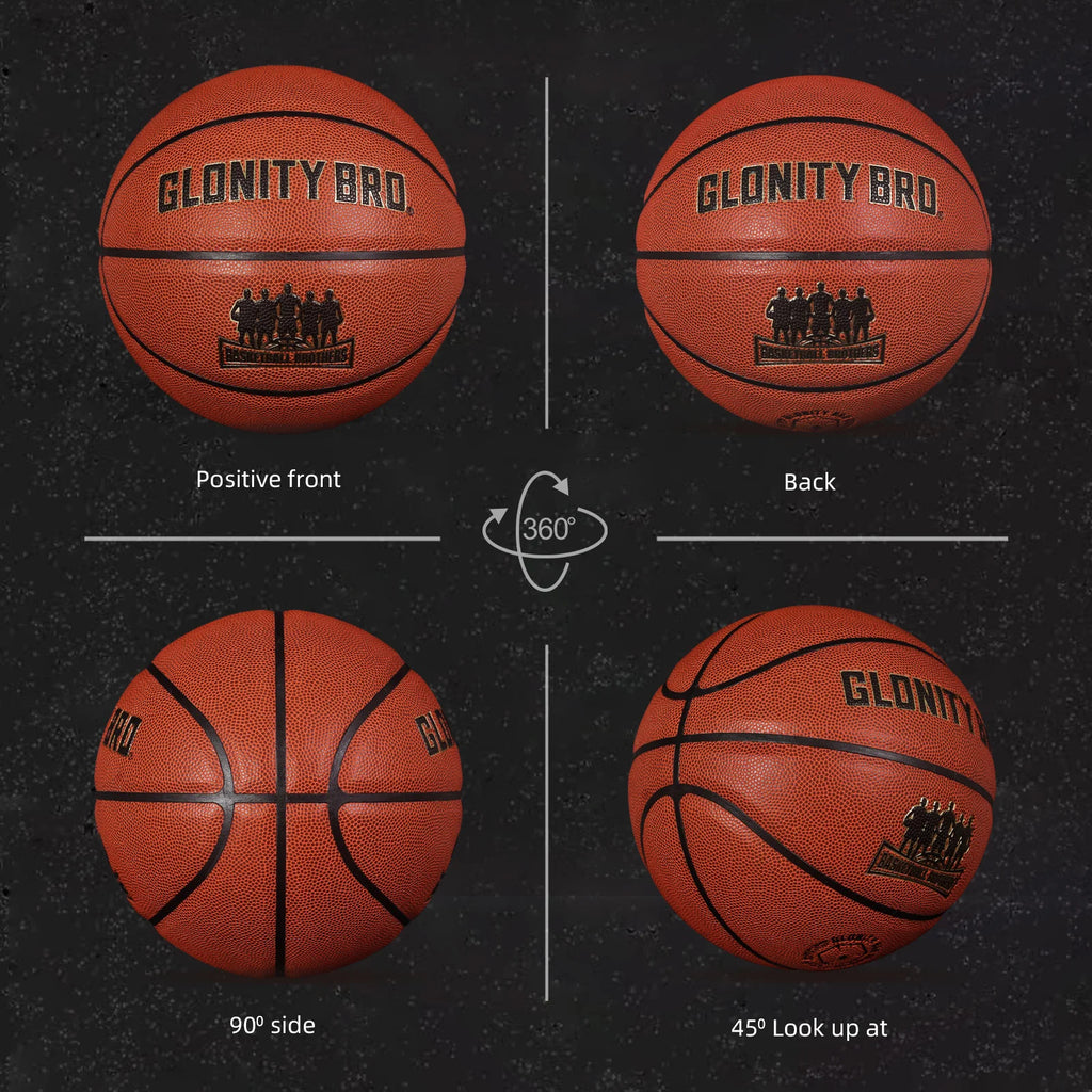 Pelotas BASQUET baloncesto de entrenamiento de competición de cuero resistente al desgaste, talla oficial 5 6 7