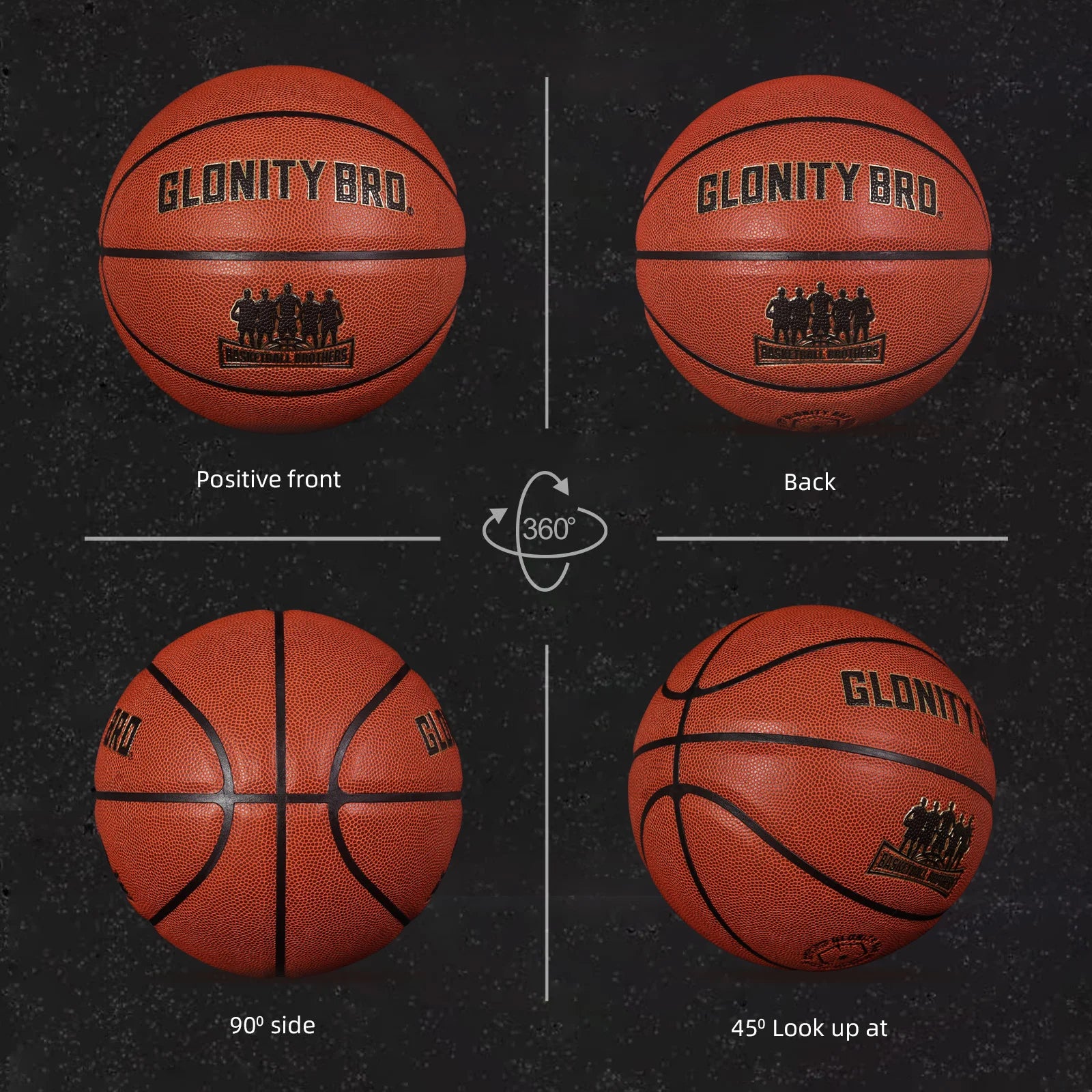 Pelotas BASQUET baloncesto de entrenamiento de competición de cuero resistente al desgaste, talla oficial 5 6 7