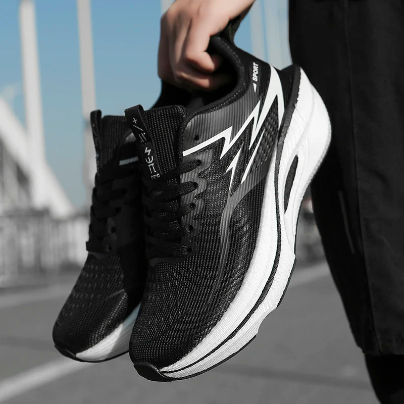 TENIS Deportivos Hombre y Mujer (elegir color)de Talla Grande, Transpirables y Ligeras con Placa de Carbono,