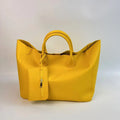 Bolso de mano de gran tamaño de cuero vegano a la moda para mujer con gran capacidad, bolso de compras simple y versátil