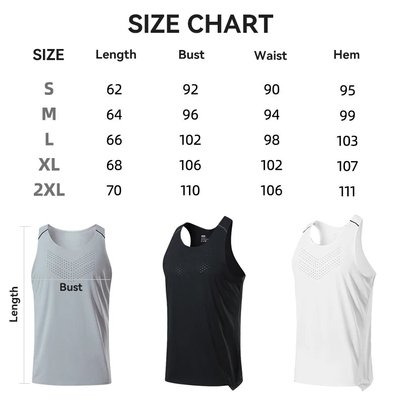 Playera deportiva de secado rápido para hombre, sin mangas de malla elástica