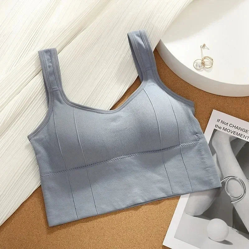 Sujetador deportivo transpirable para mujer, Top deportivo antisudor