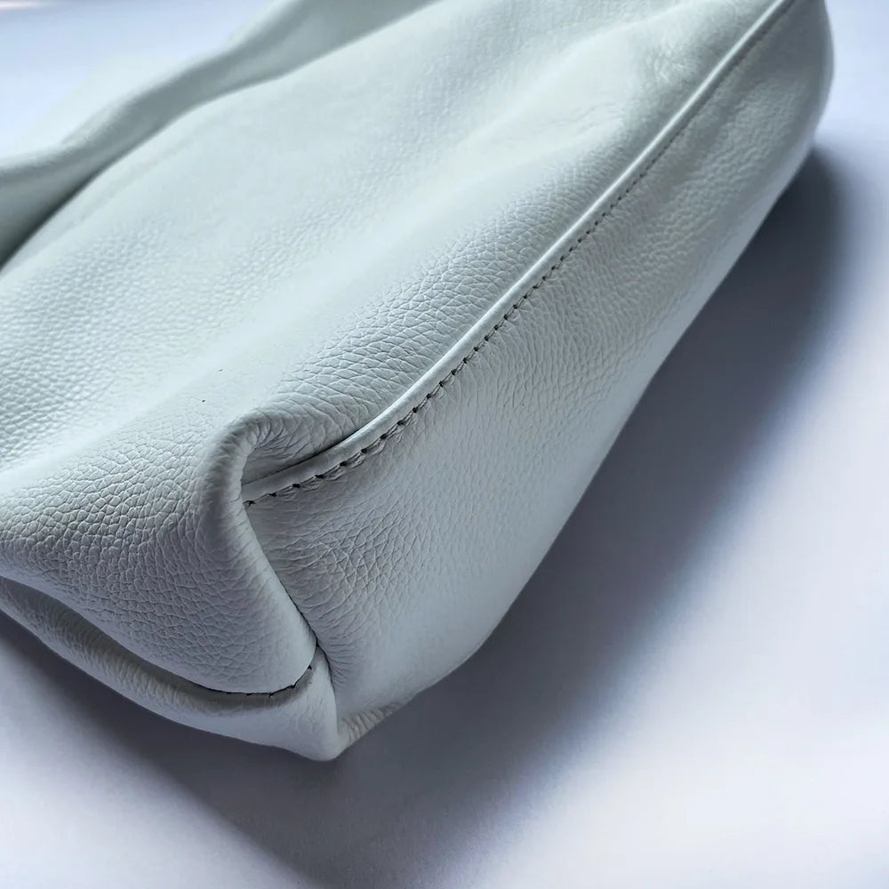 Bolsos de diseño de cuero genuino nuevo bolso de mano bolsillo para teléfono de noche de alta calidad para mujer