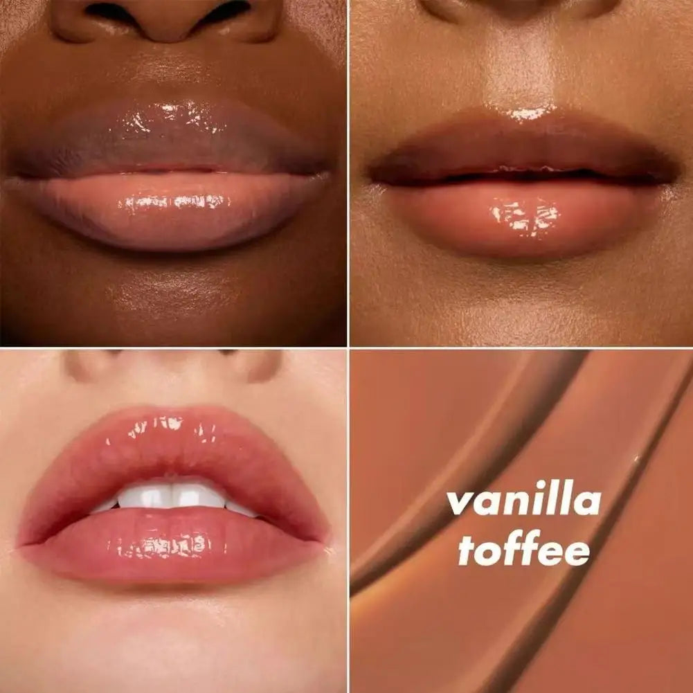 ELF-brillo de labios colorido, aceite de brillo de labios Multicolor, bálsamo labial teñido hidratante, esmalte de labios hidratante regordete, maquillaje de aceite de Gel de esencia