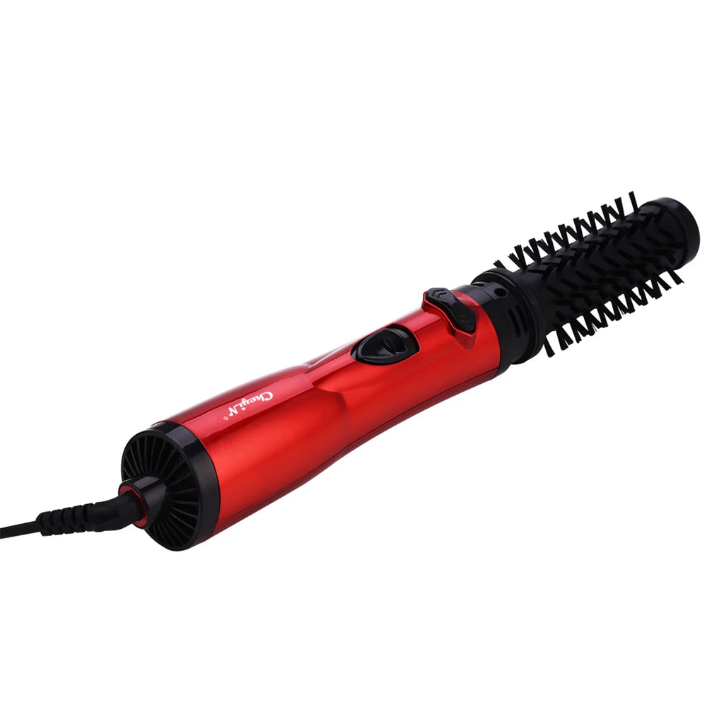 CkeyiN-cepillo secador de pelo 2 en 1, cepillo giratorio de aire caliente, rizador, alisado, estilismo, iônico, redondo, voluminizador de secador de pelo