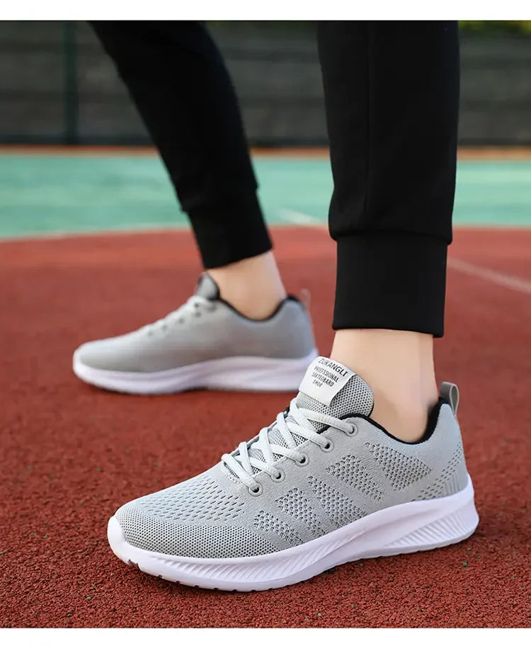TENIS deporte para hombre, deportivos para correr, malla, ligeros, para exteriores, Fitness