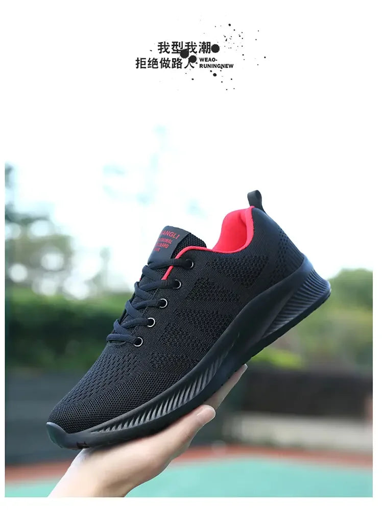 TENIS deporte para hombre, deportivos para correr, malla, ligeros, para exteriores, Fitness