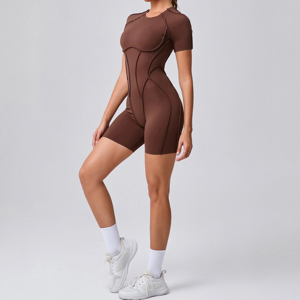 Mono corto, ropa de gimnasio para mujer, ropa deportiva