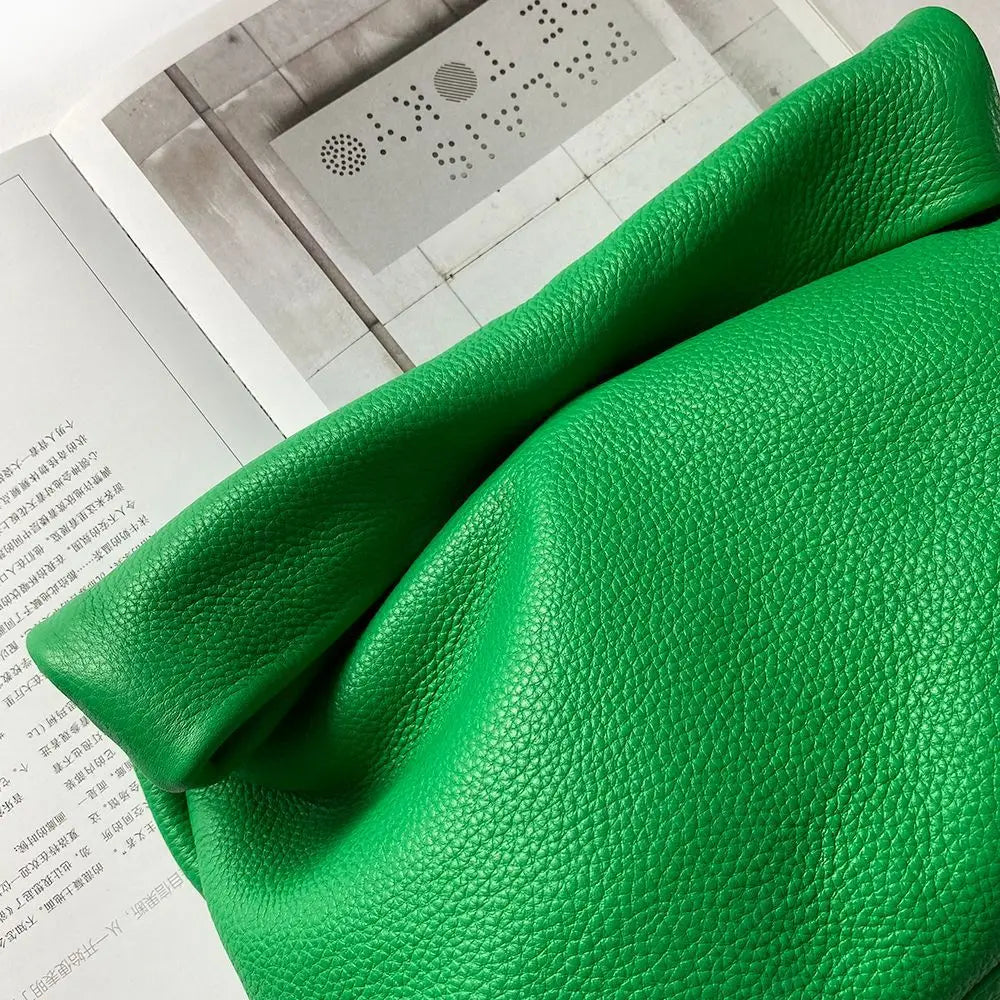 Bolsos de diseño de cuero genuino nuevo bolso de mano bolsillo para teléfono de noche de alta calidad para mujer