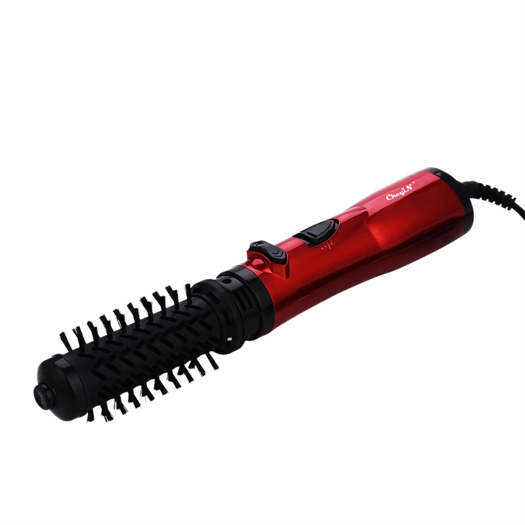 CkeyiN-cepillo secador de pelo 2 en 1, cepillo giratorio de aire caliente, rizador, alisado, estilismo, iônico, redondo, voluminizador de secador de pelo