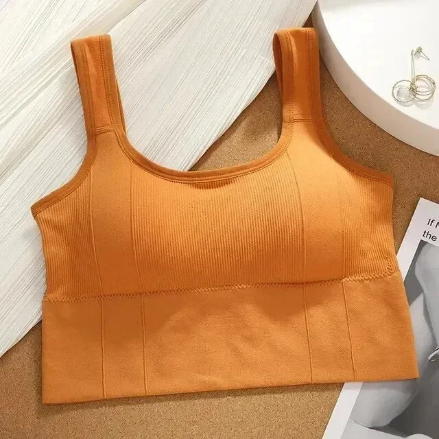 Sujetador deportivo transpirable para mujer, Top deportivo antisudor