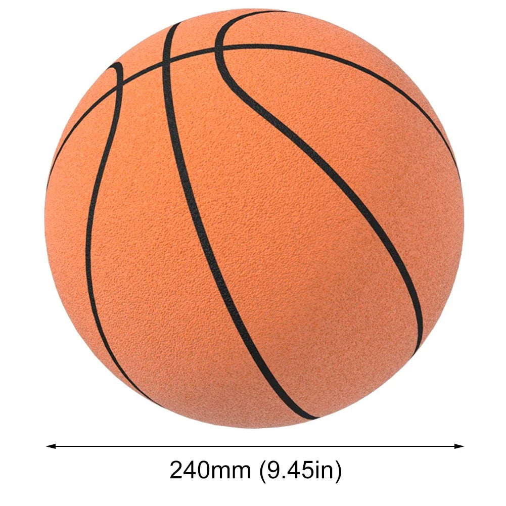 18/21/24CM esponja silenciosa baloncesto rebote pelota silenciosa baloncesto juego deportivo regalo de cumpleaños para niños baloncesto interior