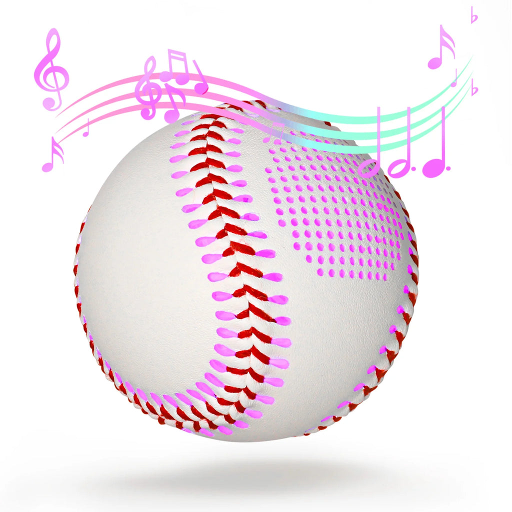 Altavoz Bluetooth de béisbol con Audio Bluetooth, altavoz incorporado de béisbol que brilla en la oscuridad para fanáticos del béisbol, juguete para niños