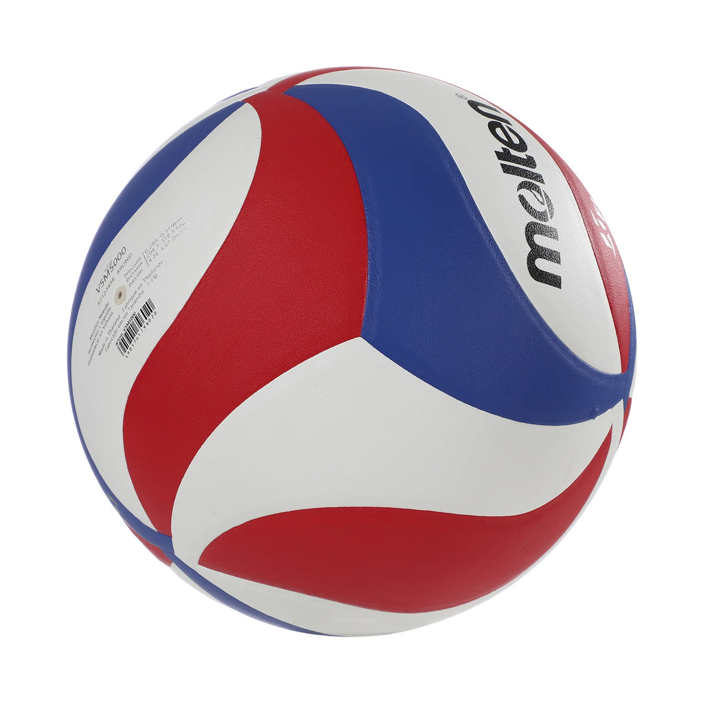 Voleibol de competición profesional Molten, fila dura, resistente al desgaste, adiestramiento en interiores y exteriores, talla 5 PU, NCAA 5000